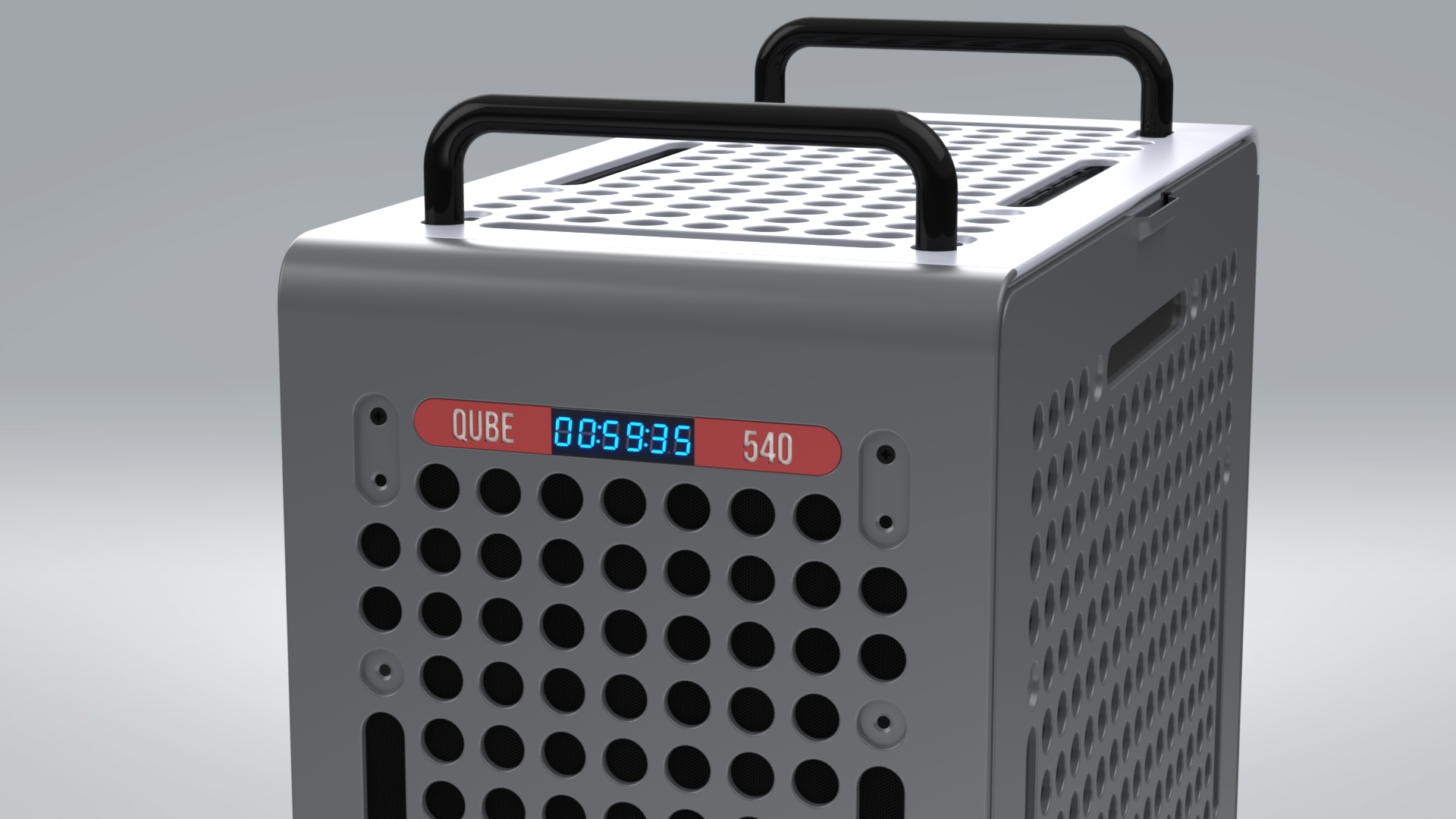 Cooler Master Qube 540 - Digital clock