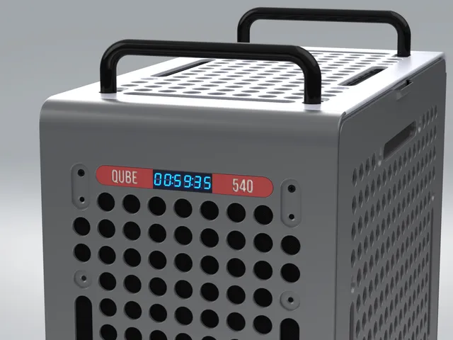 Cooler Master Qube 540 - Digital clock