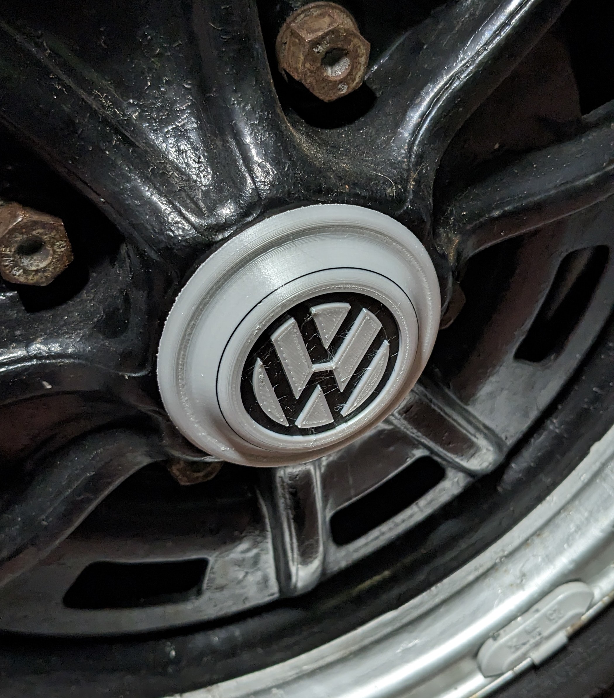 VW Bug Sprint Star Hub Cap by crasbe | Download free STL model ...