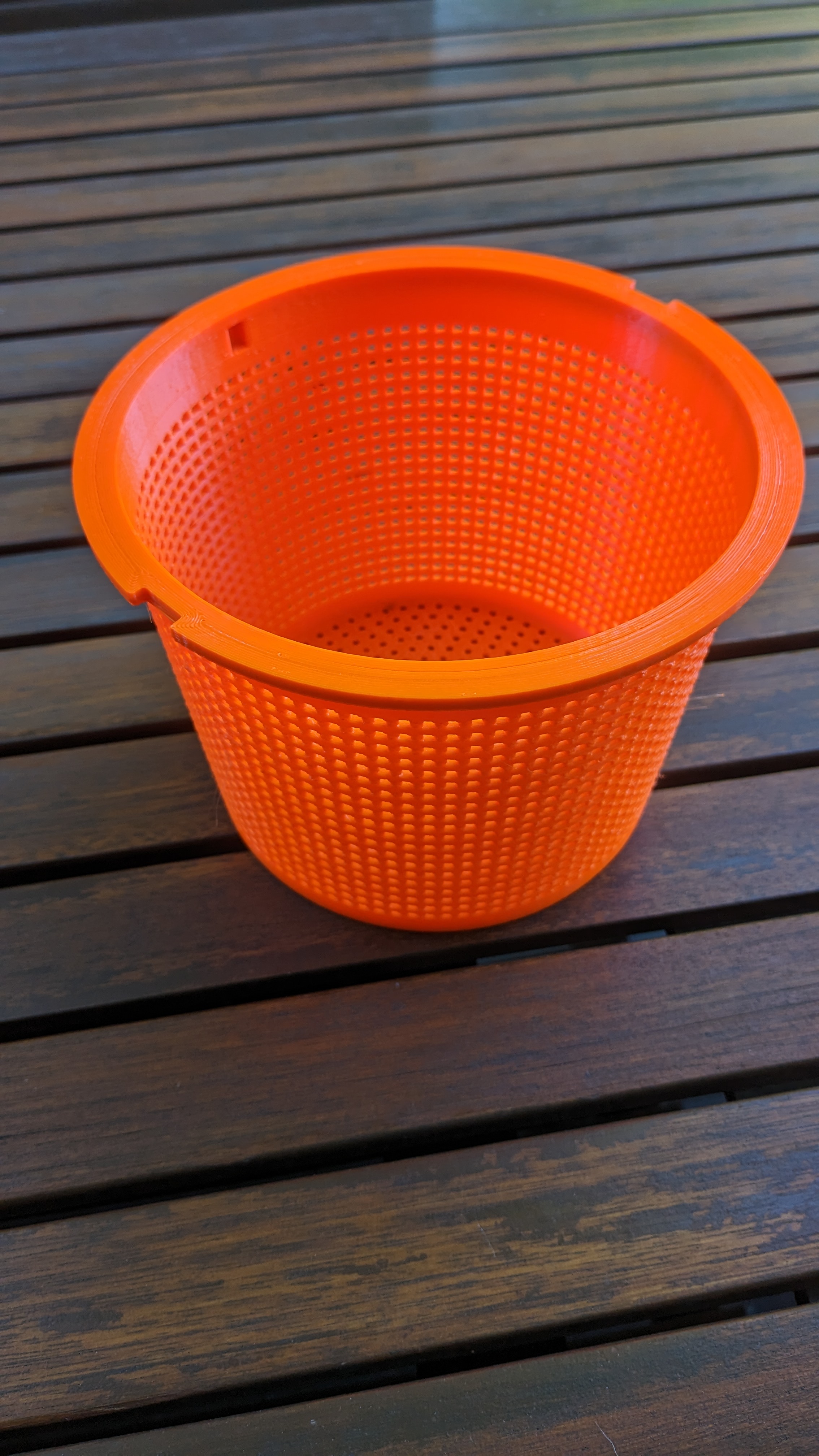 Miniatura 2 do modelo 3D Pool skimmer filter basket