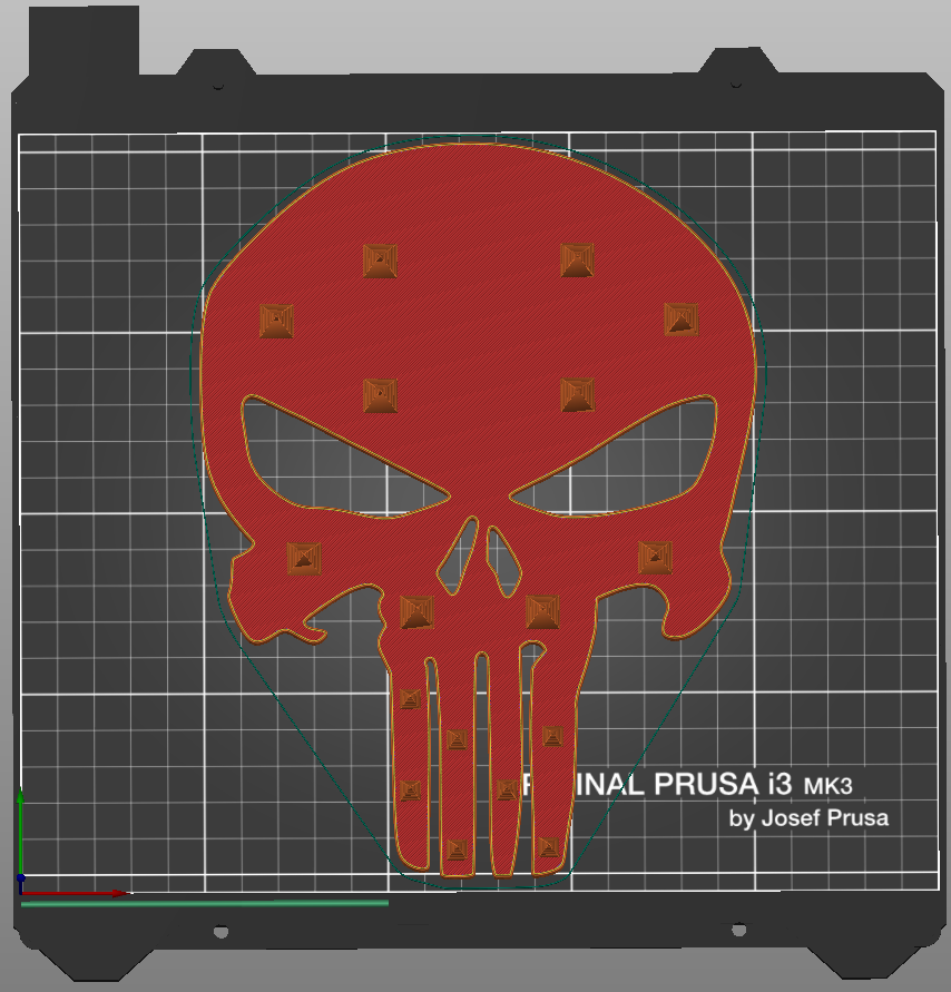 Punisher stomp pad for snowboard by Redneck Design Download free STL