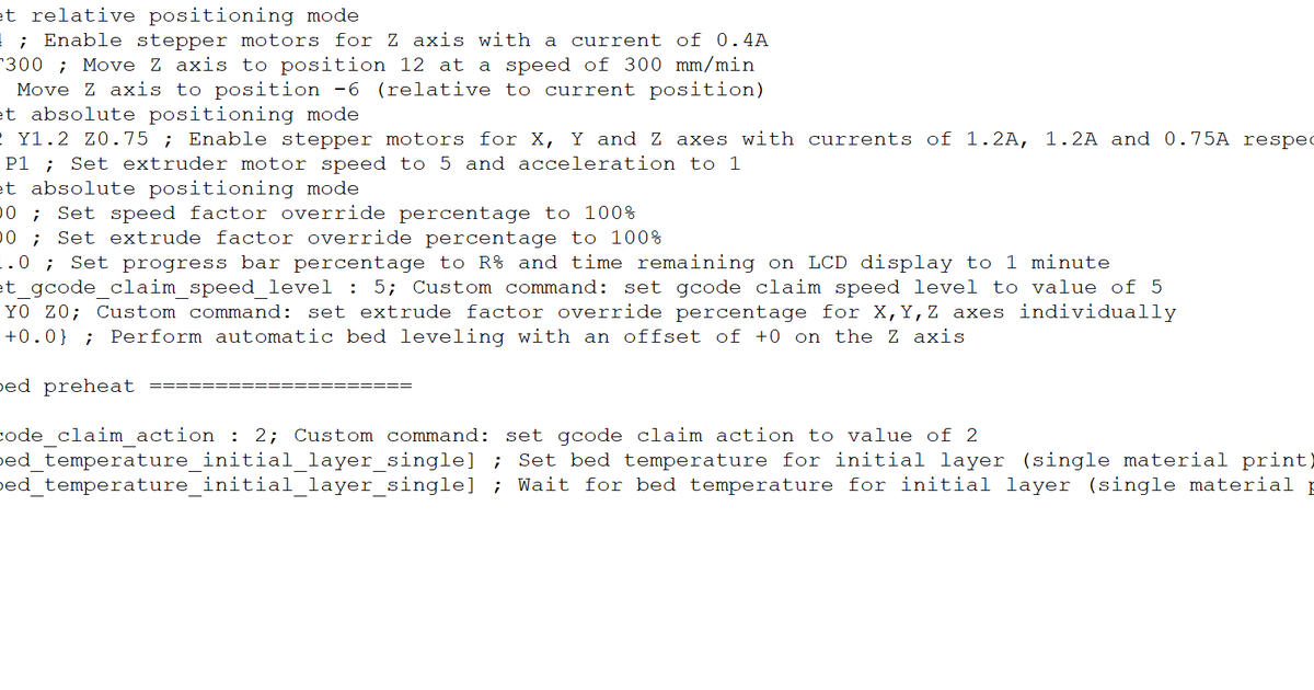 Fully Commented Bambu Lab Start Gcode (feat. ChatGPT) - X1C by Shoe ...