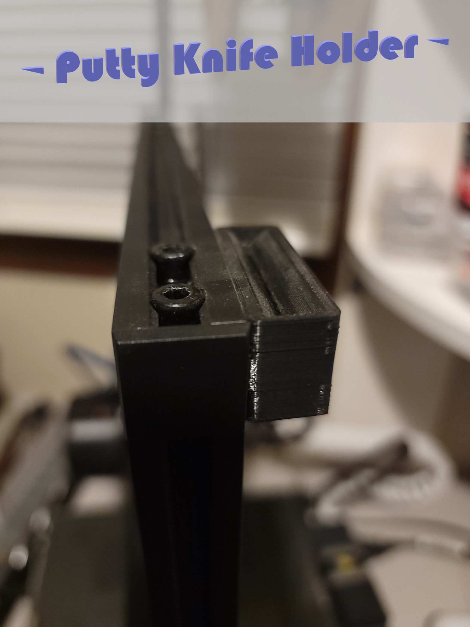 Putty Knife Holder by Robert Hammang Download free STL model