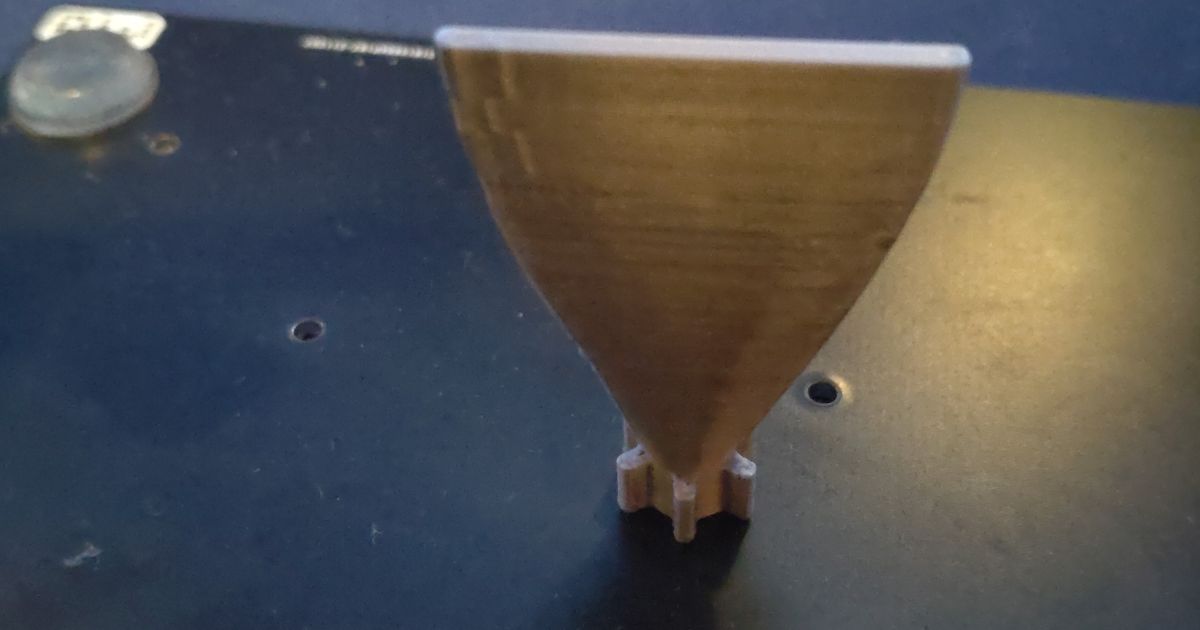 Headless guitar tuning peg by Piece Maker Download free STL model