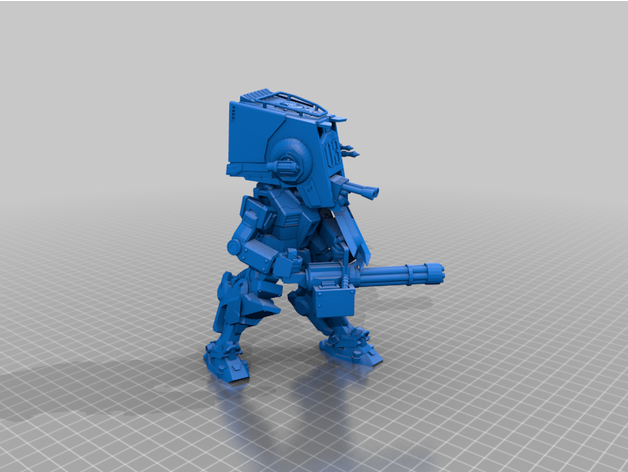 Star Wars Gundam ATST Walker Robot Dreadnaught
