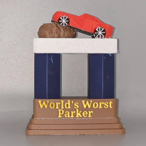 World's Worst Parker Trophy