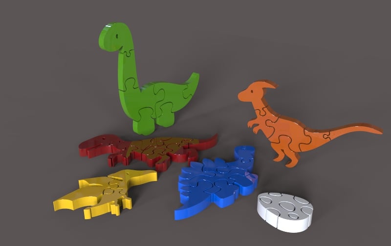 Dino puzzle