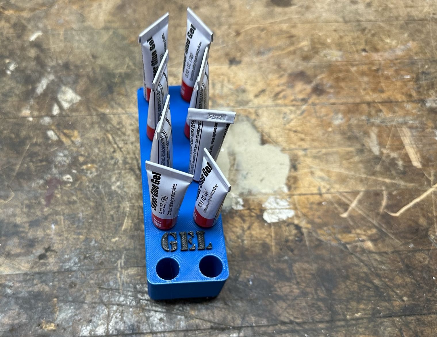 Gridfinity Harbor Frieght Super Glue Holder by James Sutherland