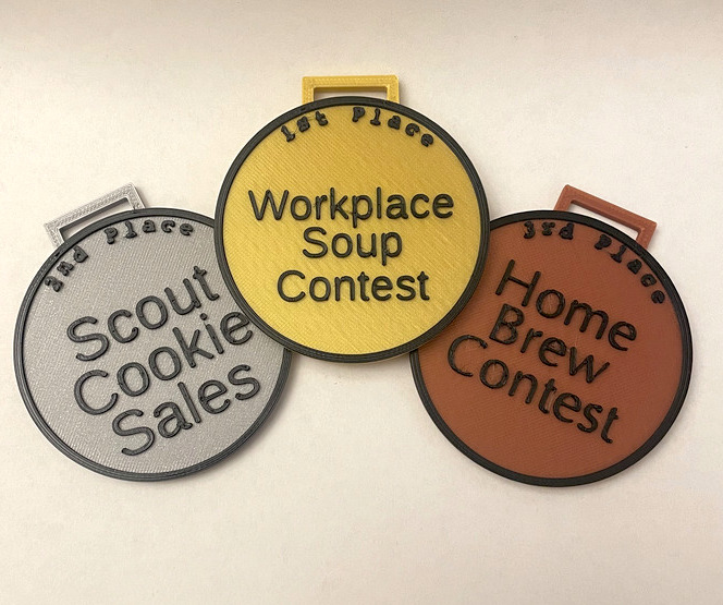 Customizable (OpenSCAD) Medals for any occasion/purpose