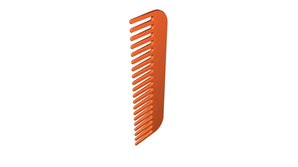 STL file Real Man hairbrush HAIR COMB barrette Multi purpose Male Female  Style Braiding Tool hair styling braid hb-09 3d print cnc 👨・Model to  download and 3D print・Cults