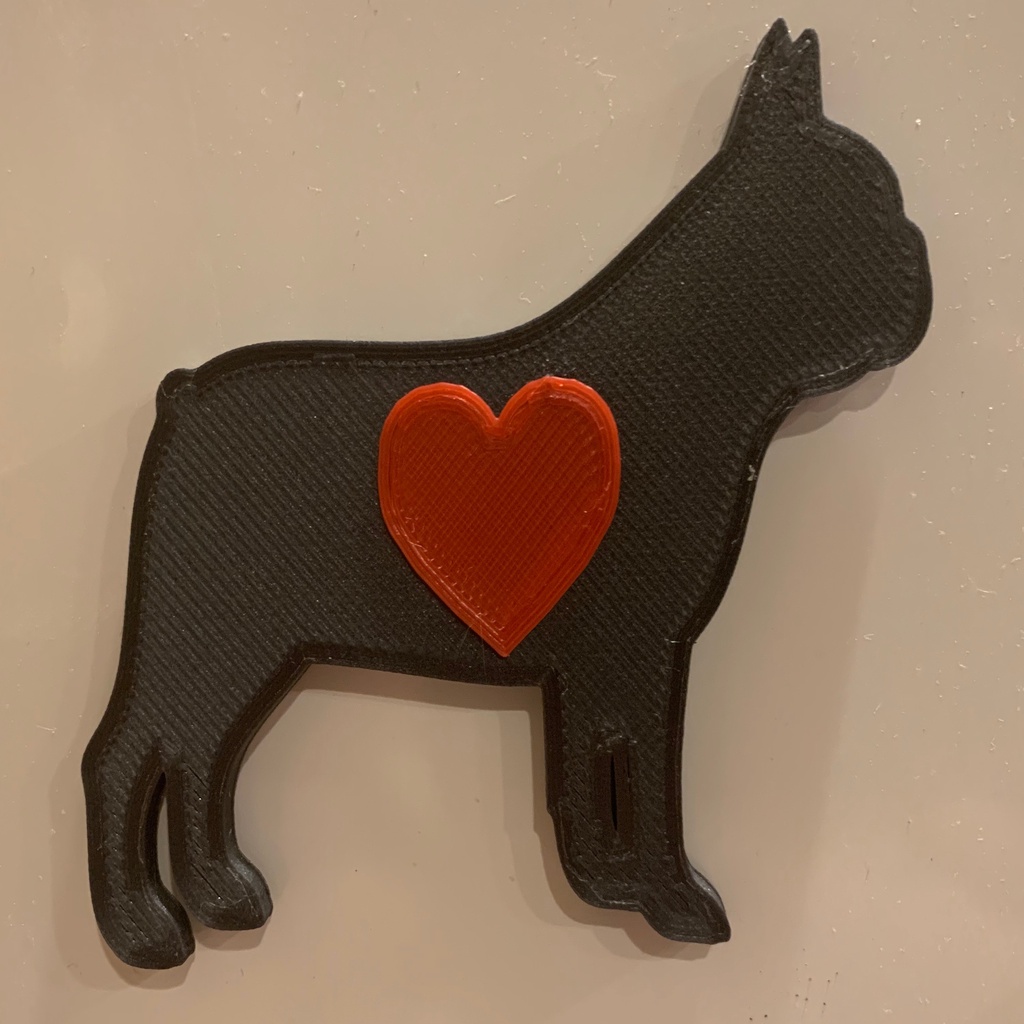 Heart French Bulldog