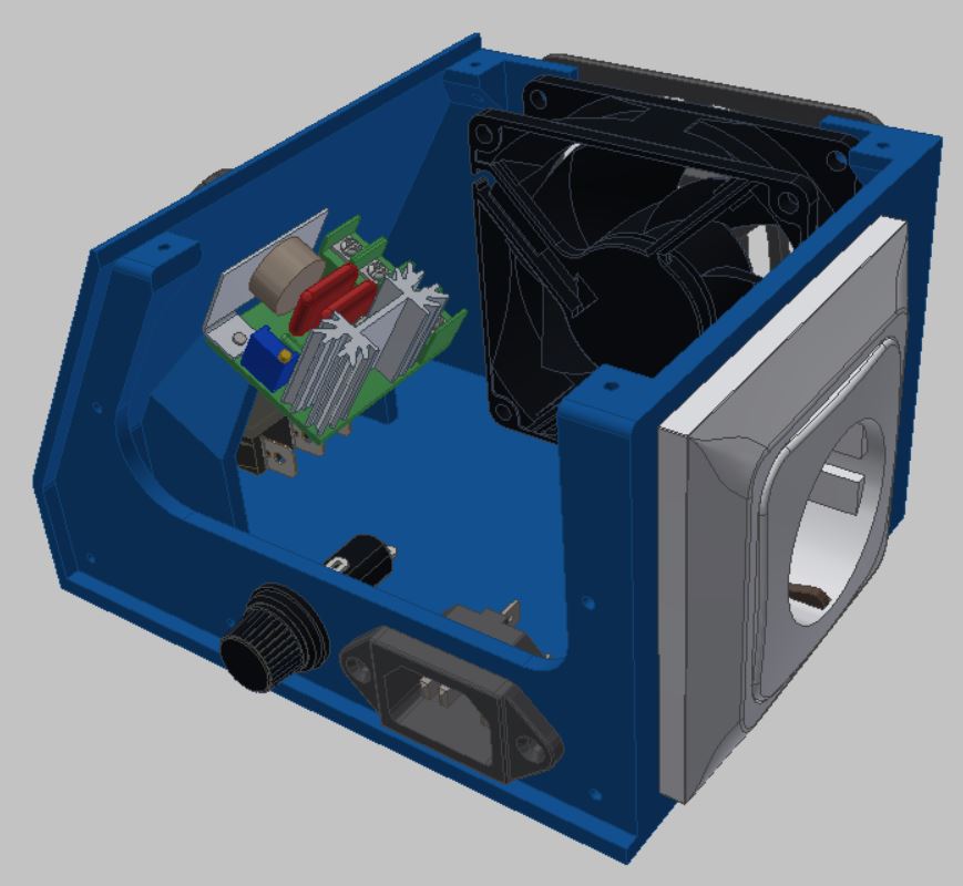 Speed controller 220V by Jarda K 66 Download free STL model