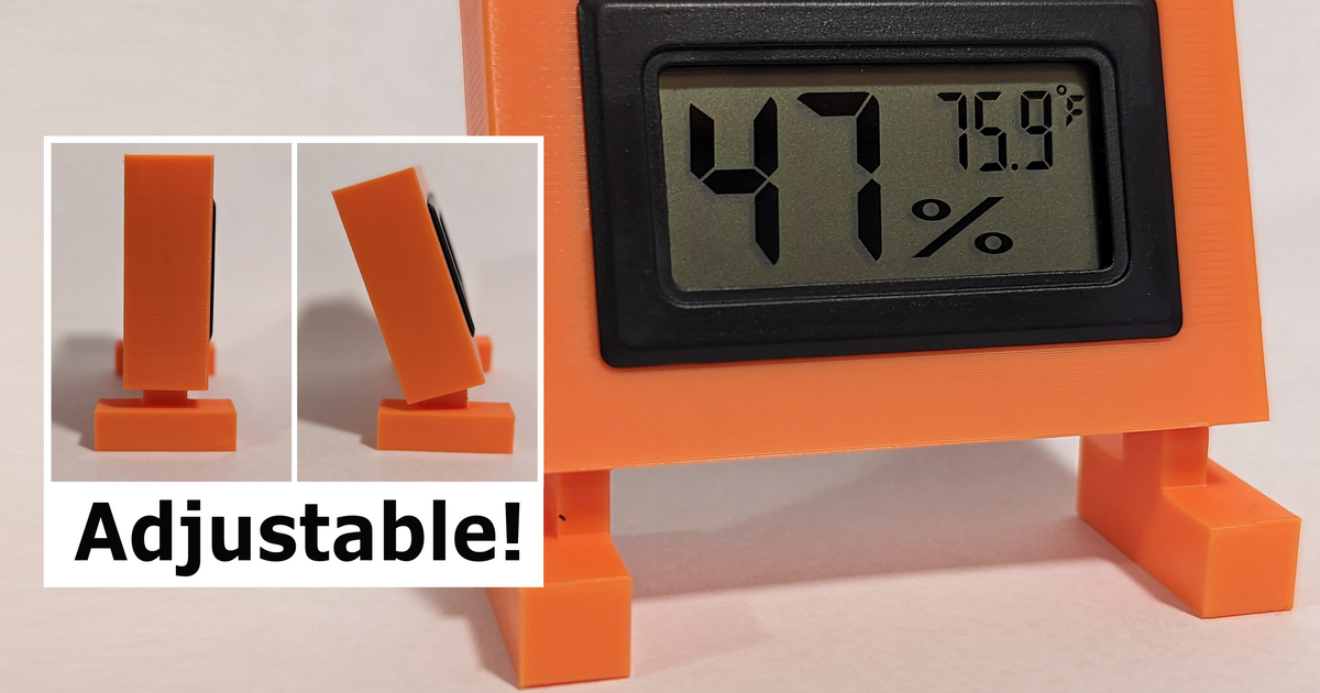 Hygrometer Stand With Adjustable Tilt By Adalovebass | Download Free ...