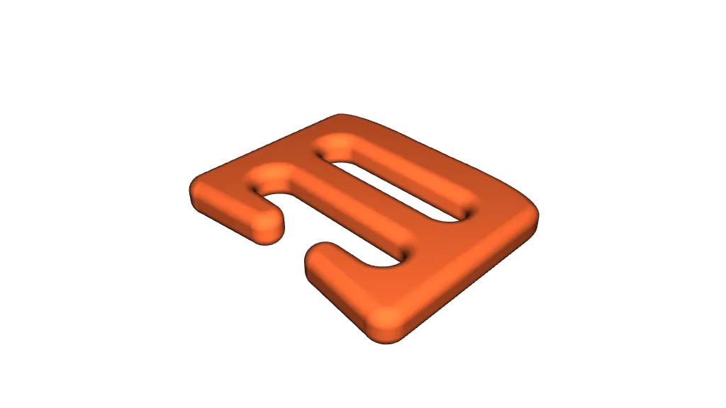 Swimming goggle clasp. Is a rough copy of Speedo / Zoggs type.