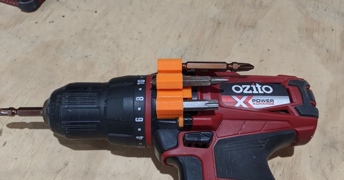 Ozito Einhell Drill Bit Holder by apembo Download free STL model