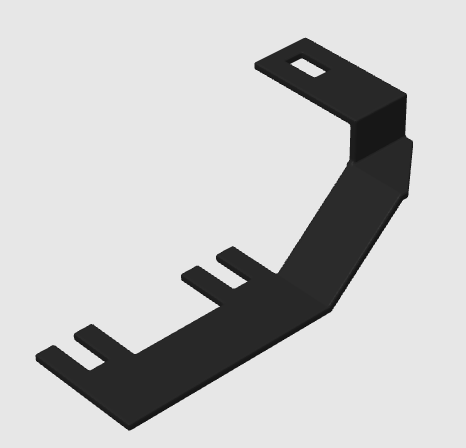 Gen 2 Chevy Colorado Ditch Light Mounts 3D model