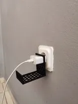 phone holder on charge brick
