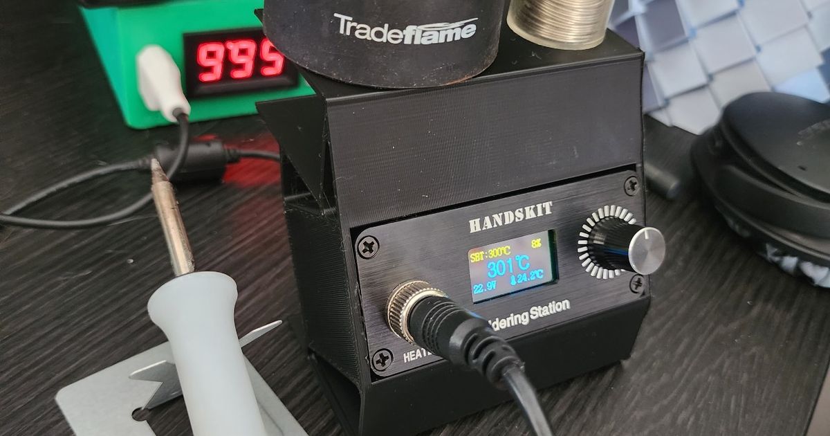 t12 soldering station holder by Troyhowarth Download free STL model
