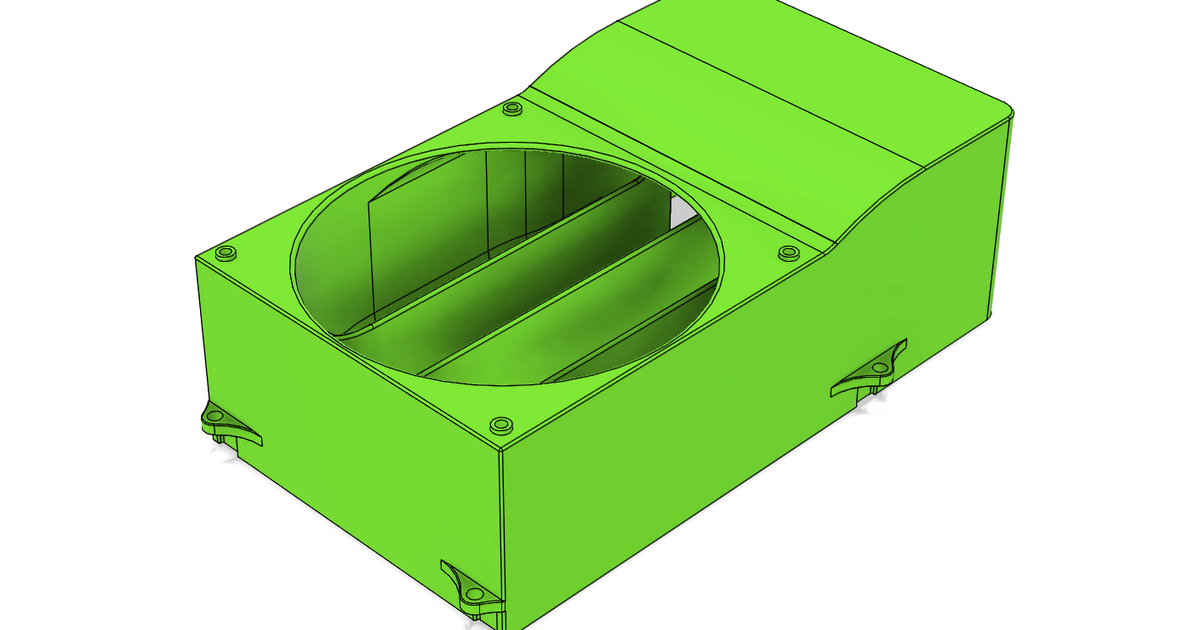 Chamber Fan Duct For Bambu Lab P1P / P1S By Suit | Download Free STL ...