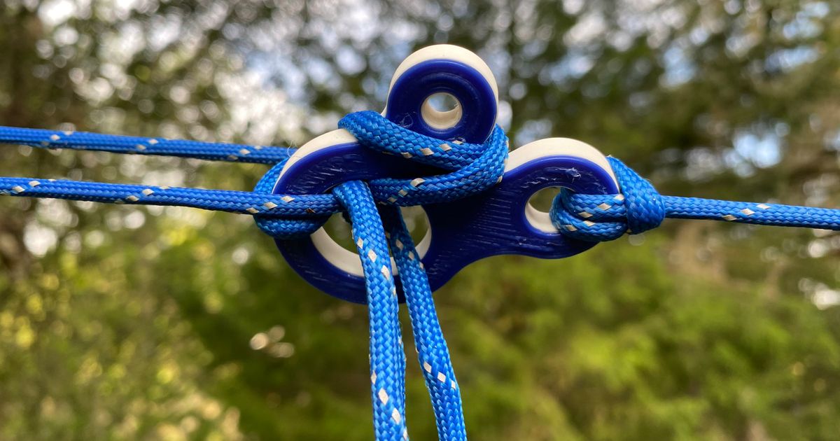 Tent Cord Tensioner by Steven Erickson Download free STL model