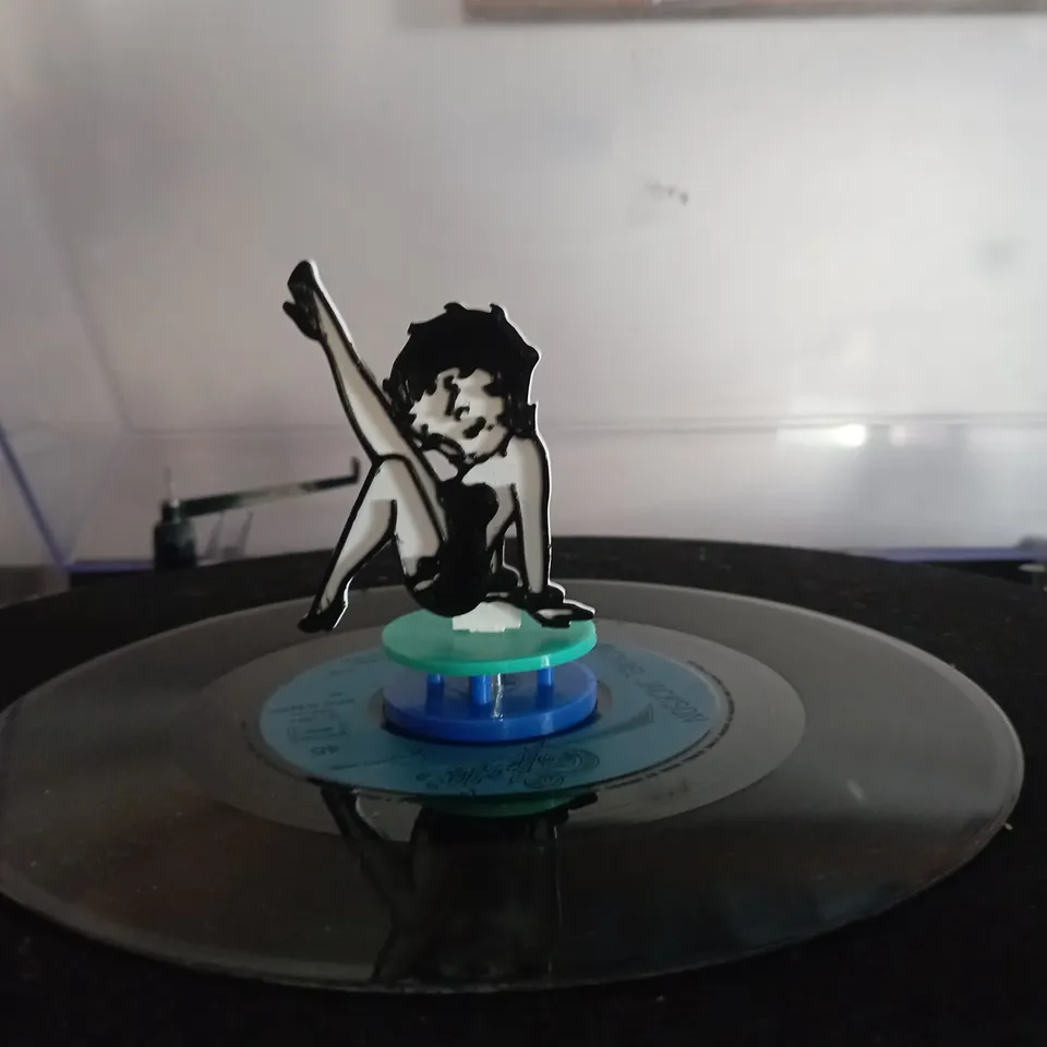 Adaptateur Central Pour Disques 45 Tours - En ABS Noir - Compatible Platines Vinyles - Pour Collectionneurs Et DJ