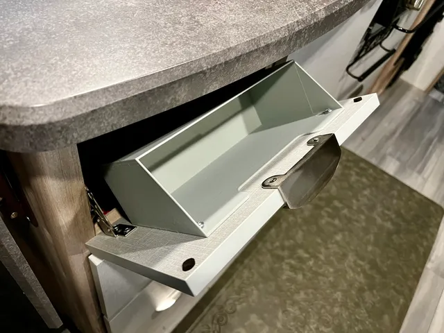 Travel Trailer Tip Out Tray