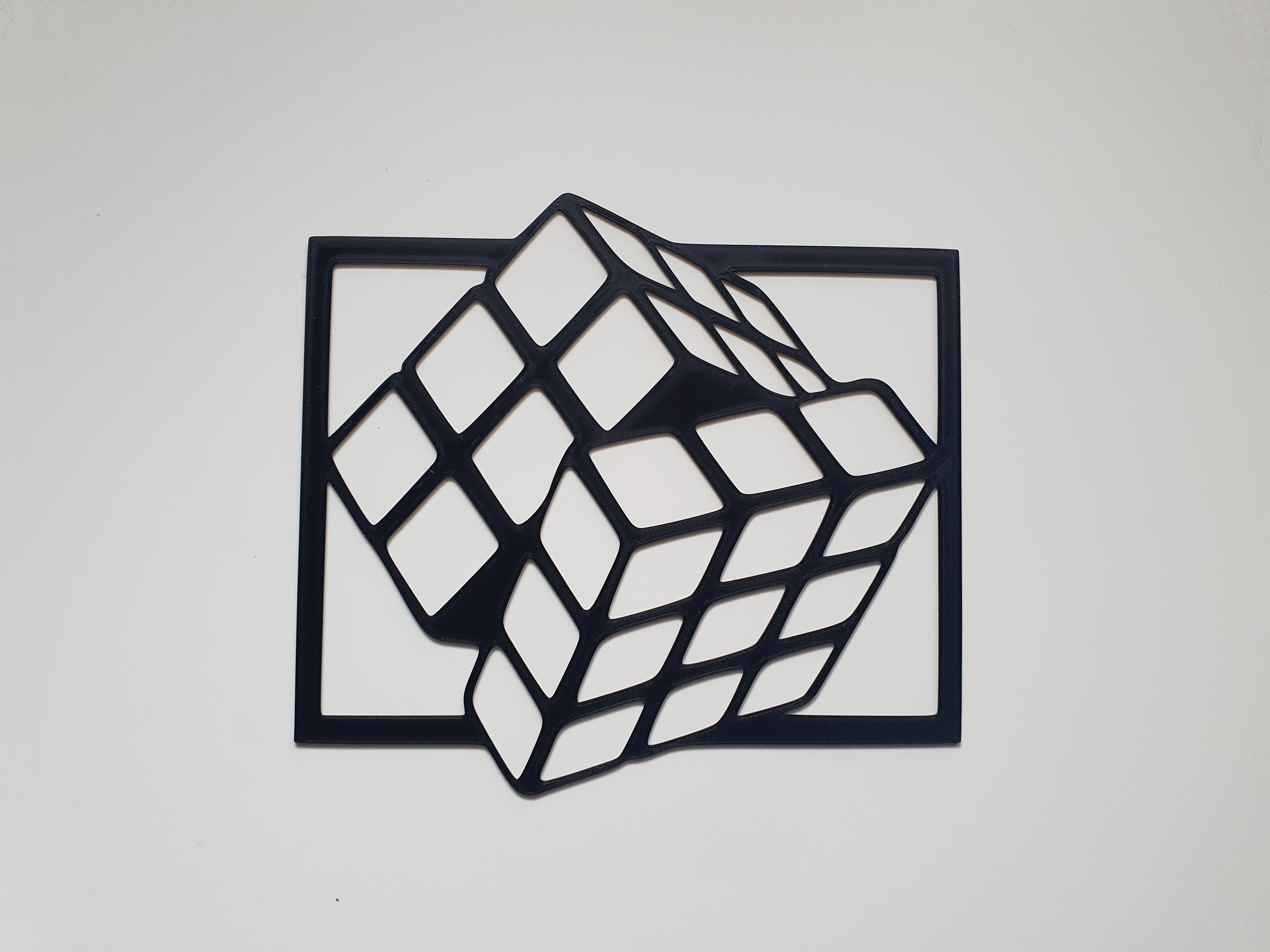 Rubik Cube Wall Decor