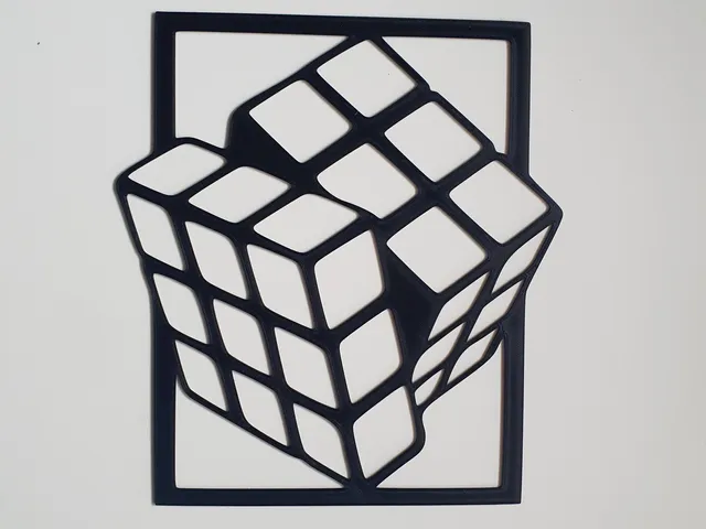 Rubik Cube Wall Decor