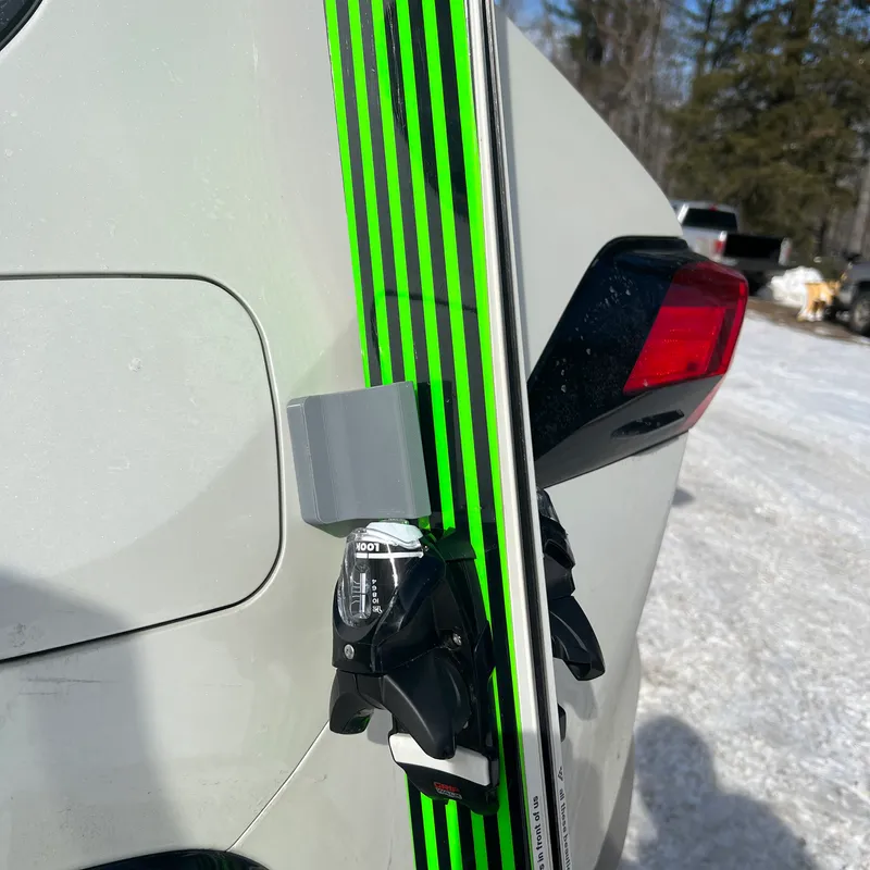 Magnetic car best sale ski holder