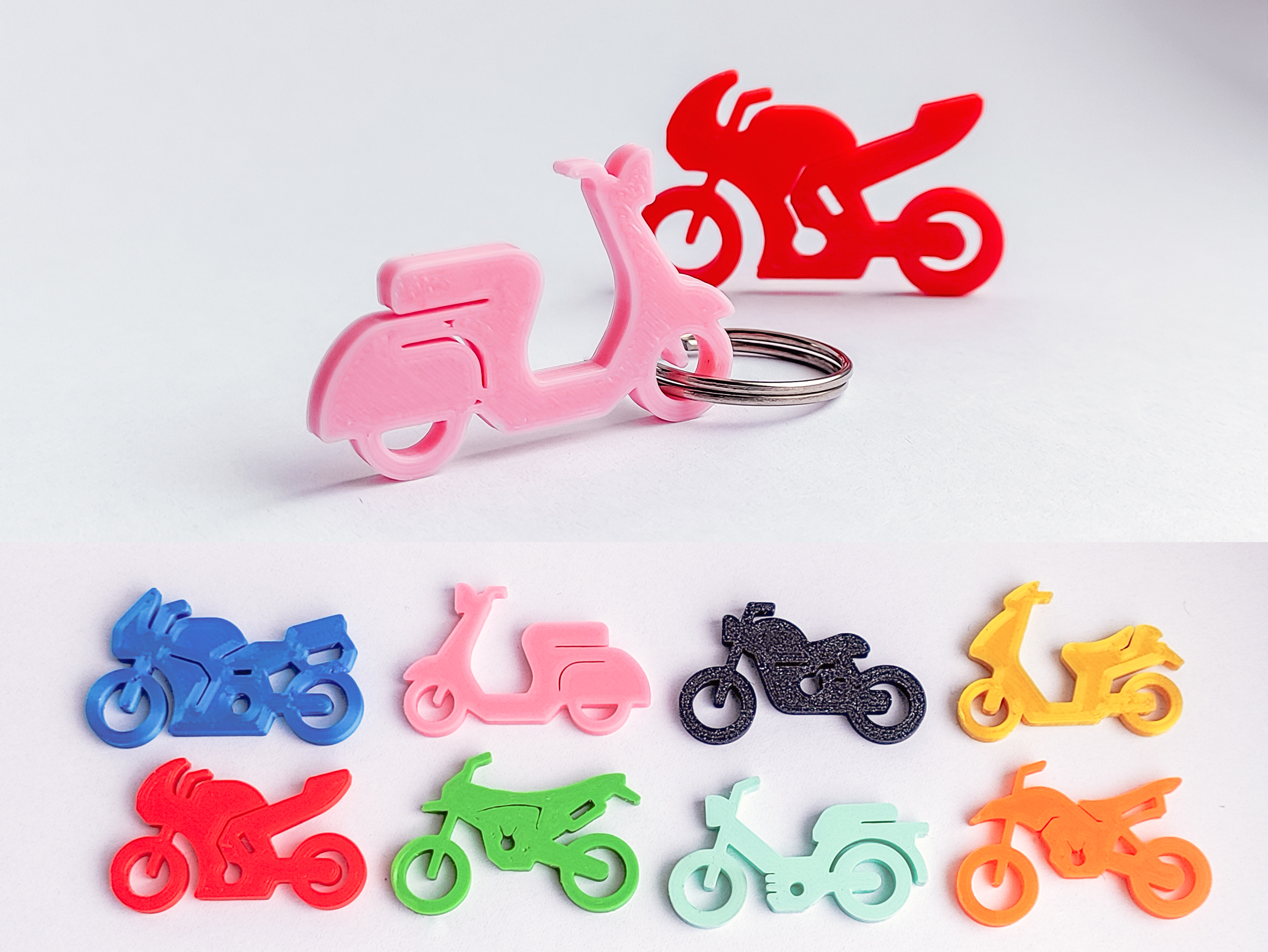 Motorcycle / Motorbike / Scooter / Moped Keyring / Bike Keyring/Keychain - Key Charm - Gift idea - Gift inspiration
