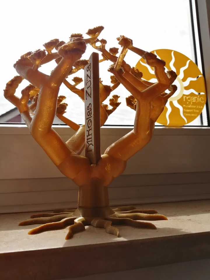 Organic Support Tree - PrusaSlicer 2.6.0 - personalize Trophy by Cqeye ...