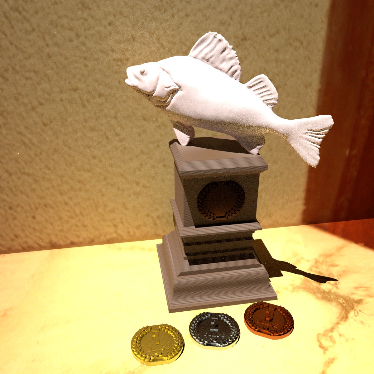 Fishing_trophy Emblem Pokal