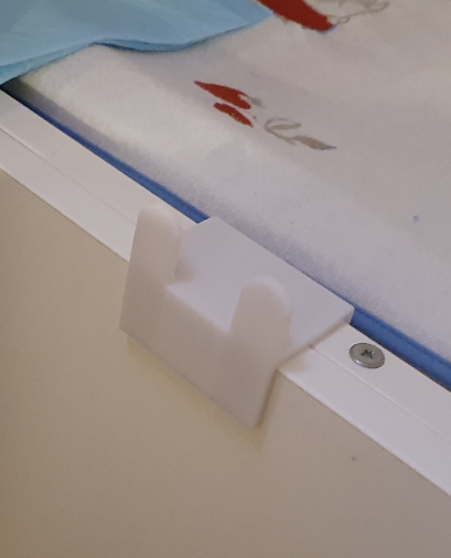Bin hook for IKEA STUVA Diaper-Changing Table