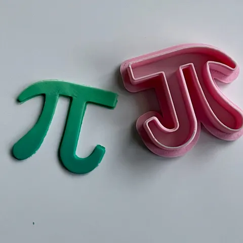 Pi cutter set - made for polymer clay