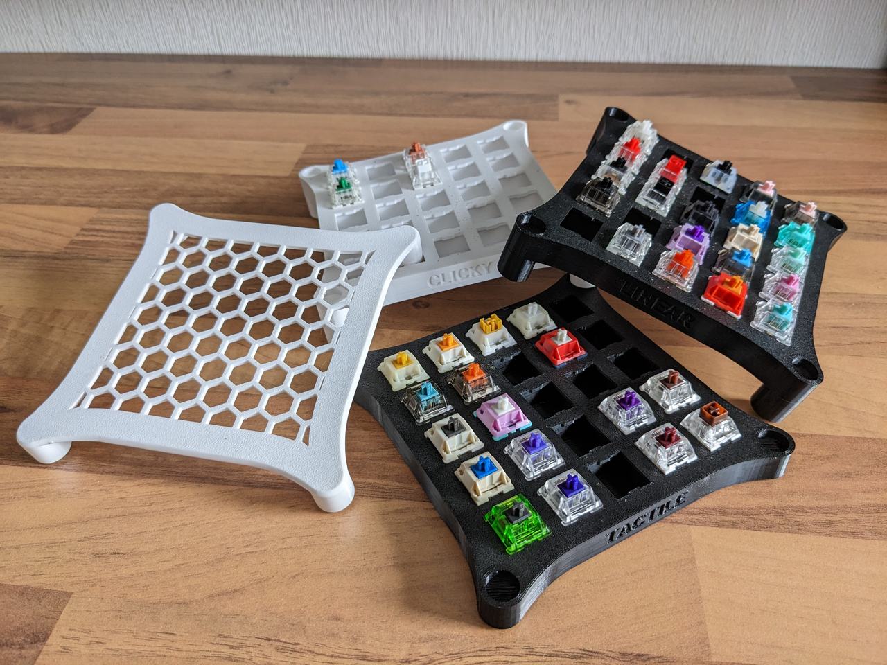 stackable 5x5 mechanical switch tester