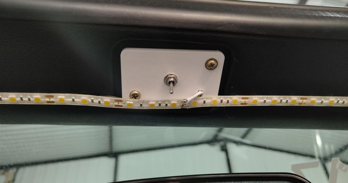 Miata interior light replacement by LM Download free STL model