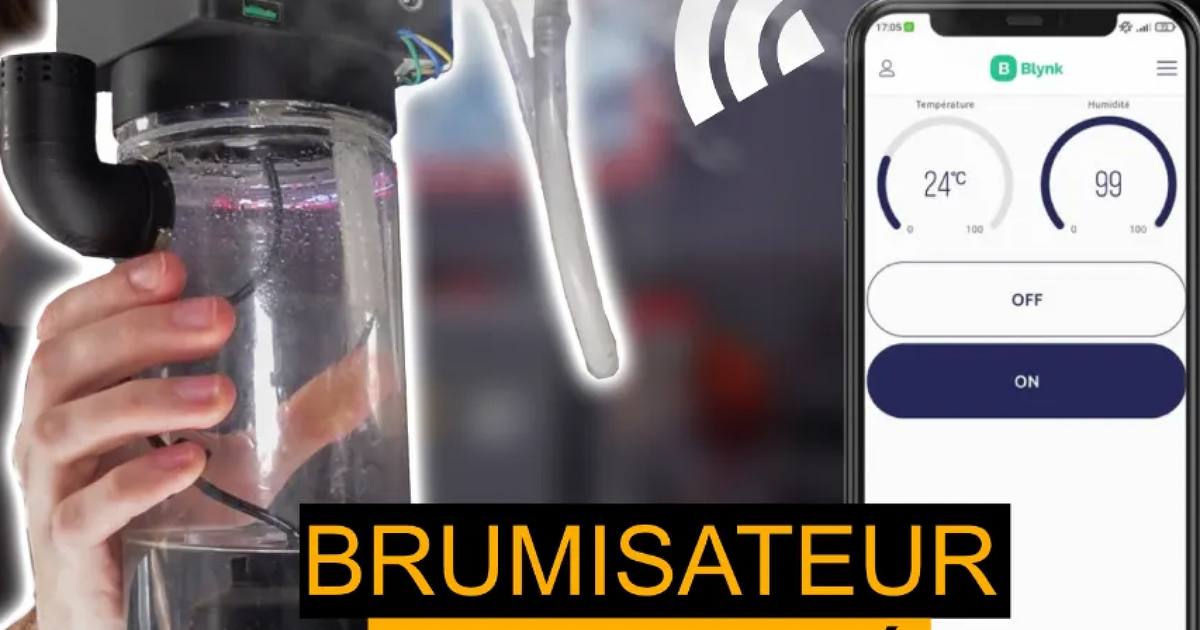 Connected automatic watering (AUTOMATE A PLANTATION) by Emakerz