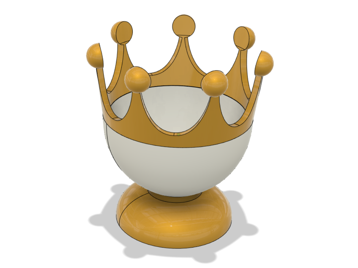 Miniatura 4 do modelo 3D Egg Cup Trophy (Easter gift)