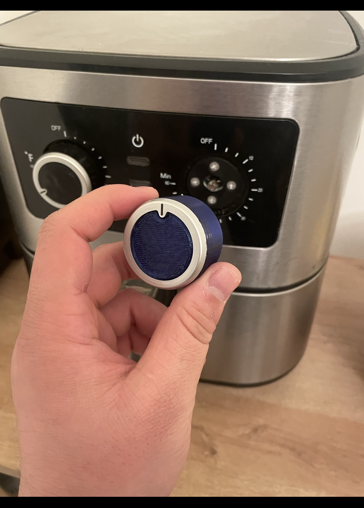 Insignia Air Fryer Knob By Adhicurry Download Free Stl Model 5886