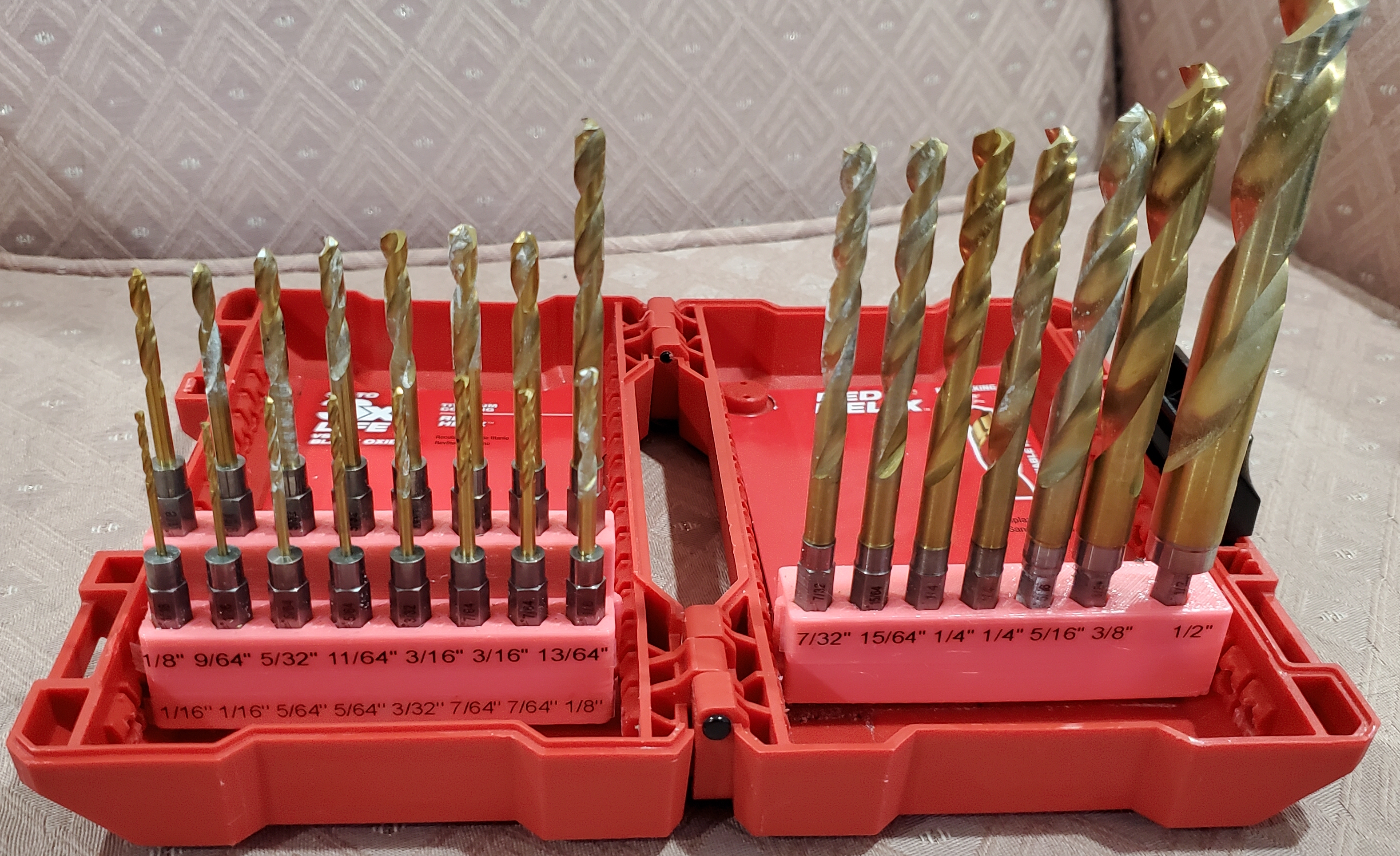 Milwaukee Shockwave Case Drill Bit Holders (Flip Up)