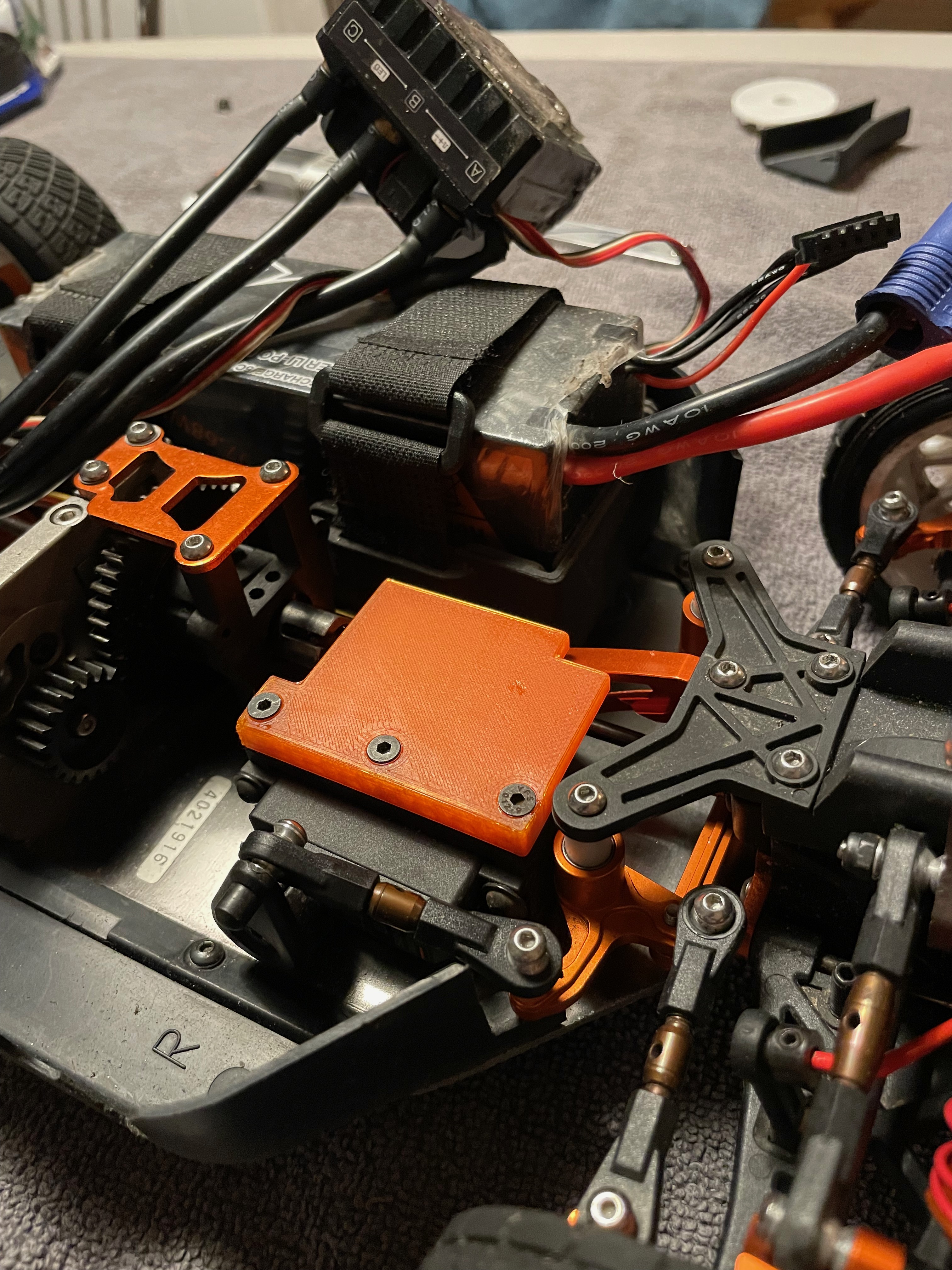 Hpi Wr8 ESC Mounting Bracket