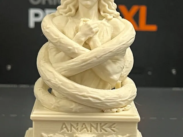 Ananke Bust – Primordial Greek Goddess of Necessity Statue STL