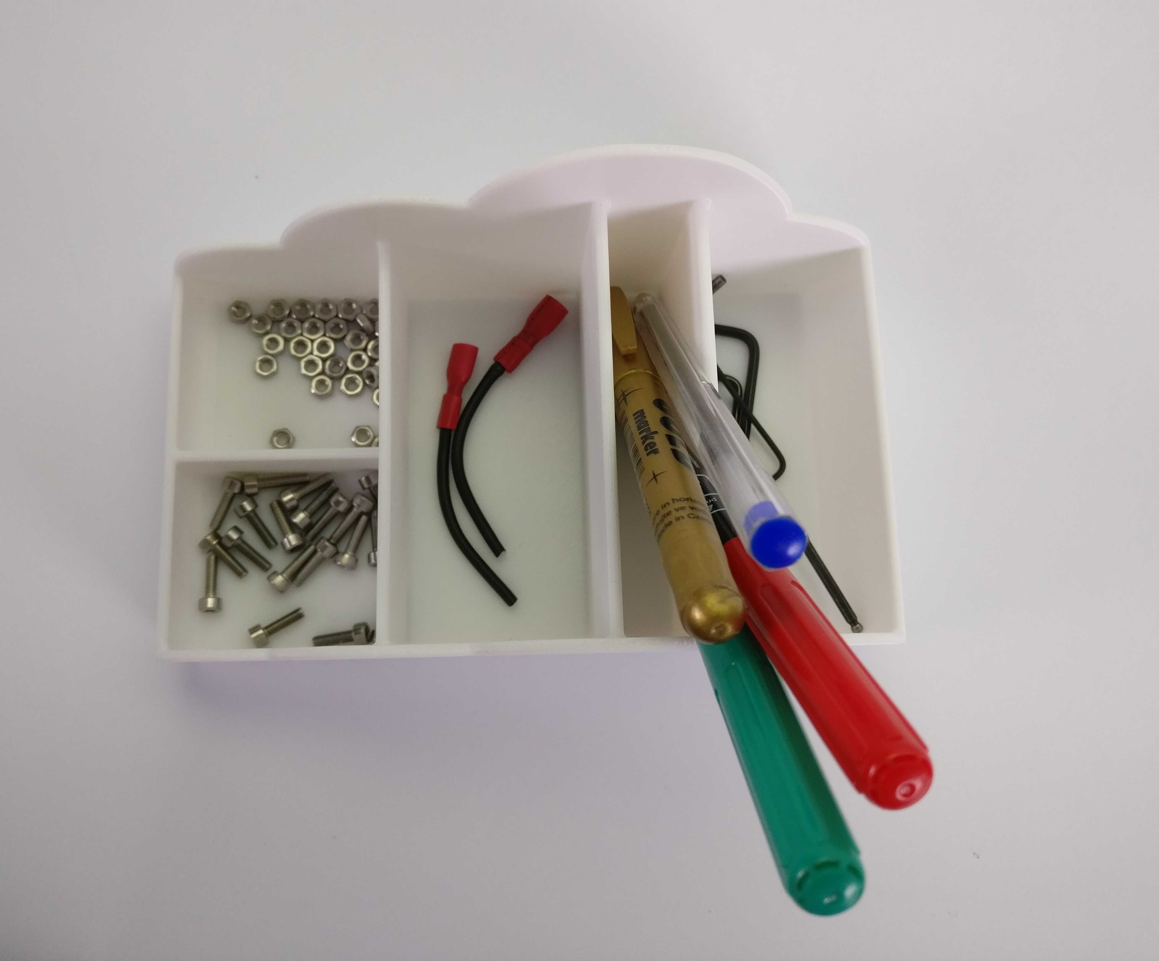 Miniatura 4 do modelo 3D Cloud desk organizer