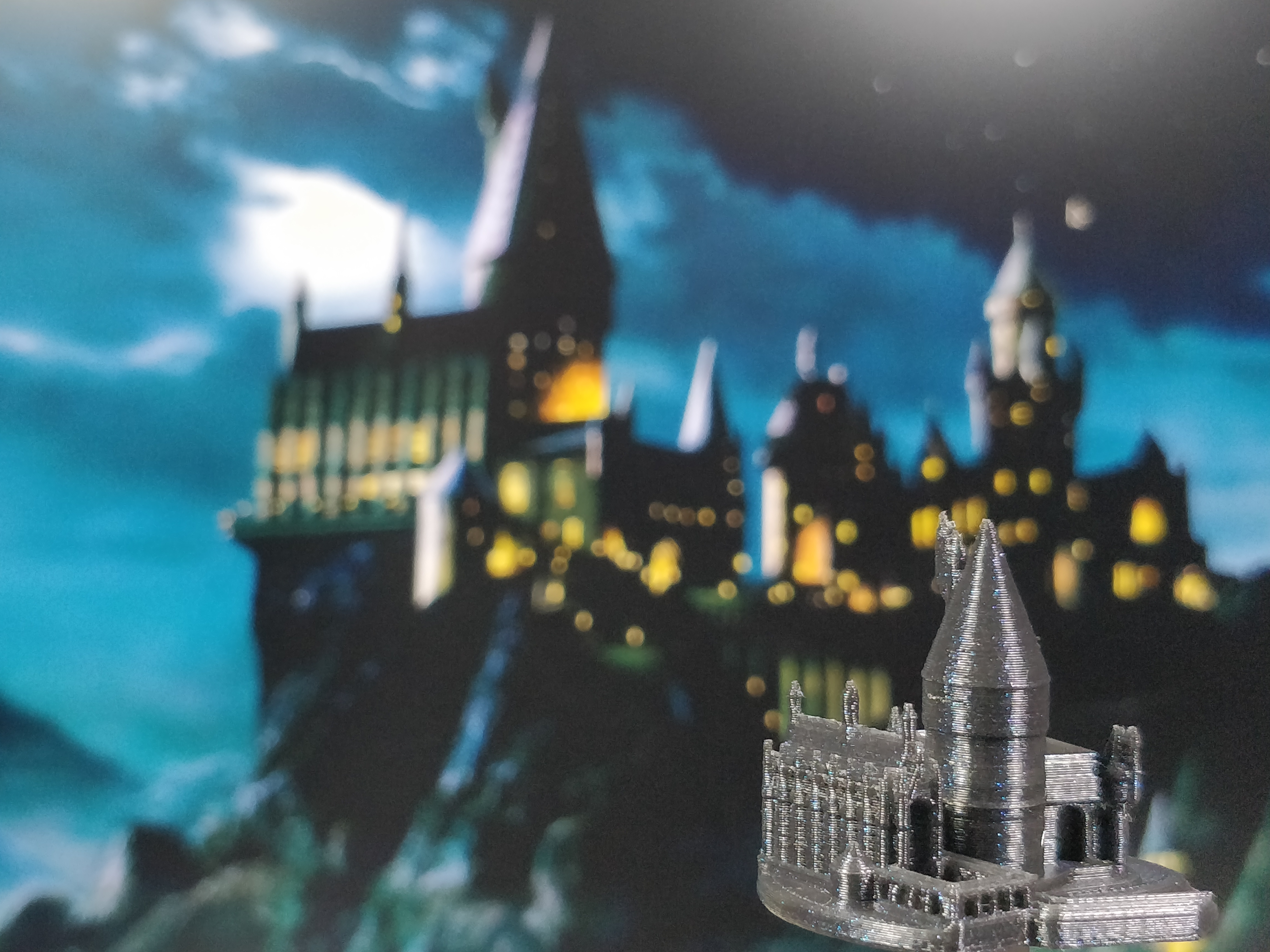 Hogwarts Castle - 45 rpm Record Adapter - Harry Potter, Hogwarts Legacy