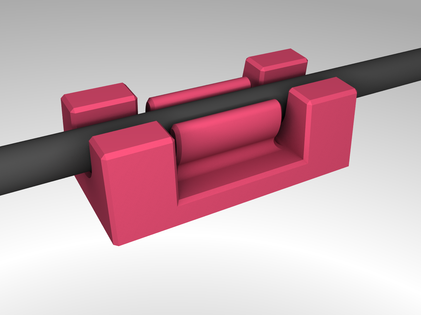 Mouse cable holder (Mauskabelhalter) by rynn | Download free STL model ...