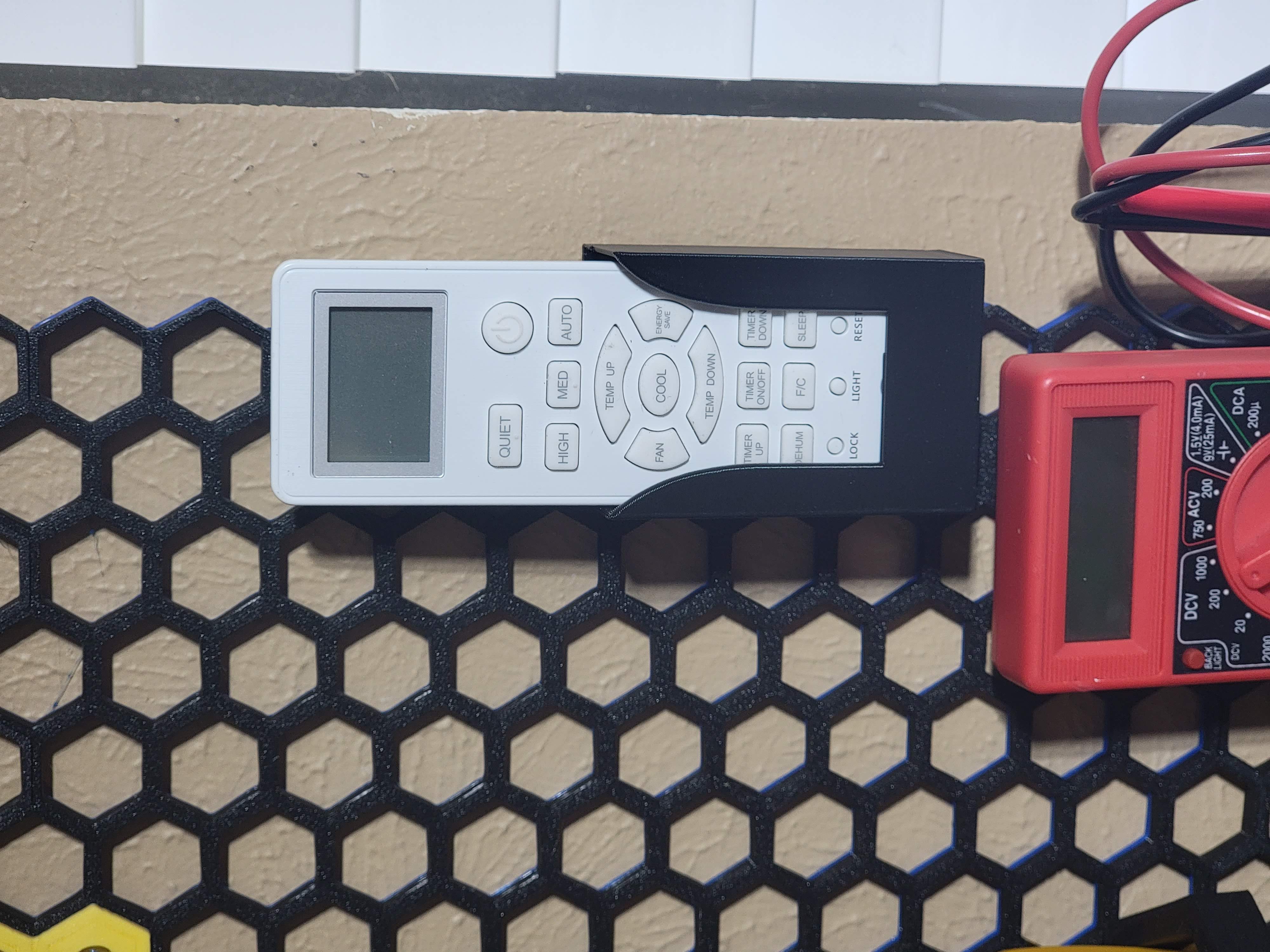 GE Air Conditioner Remote Holder For Wall by Red Apple Makes