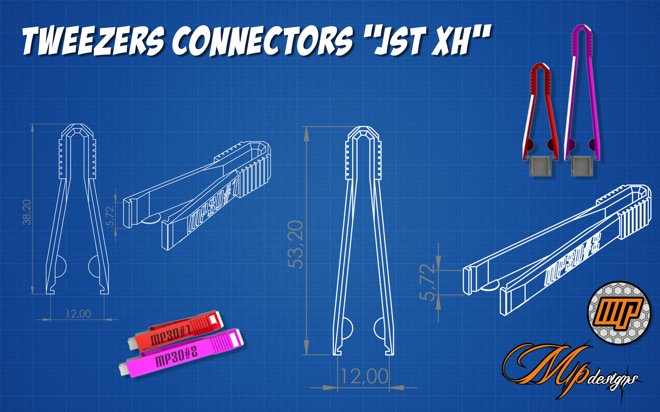 Tweezers for Connectors JST-XH