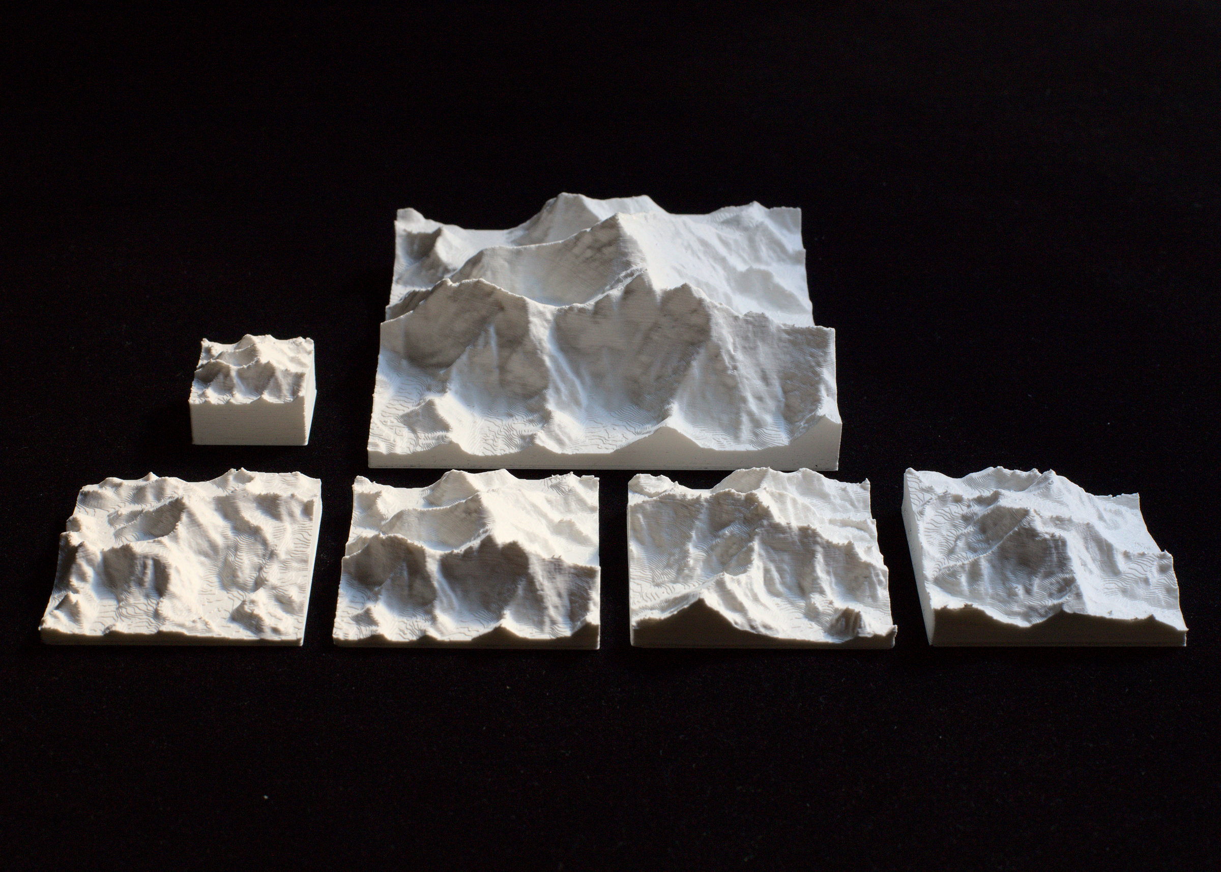 Everest, Lhotse, Kangchenjunga, Makalu, Cho Oyu 3D Maps