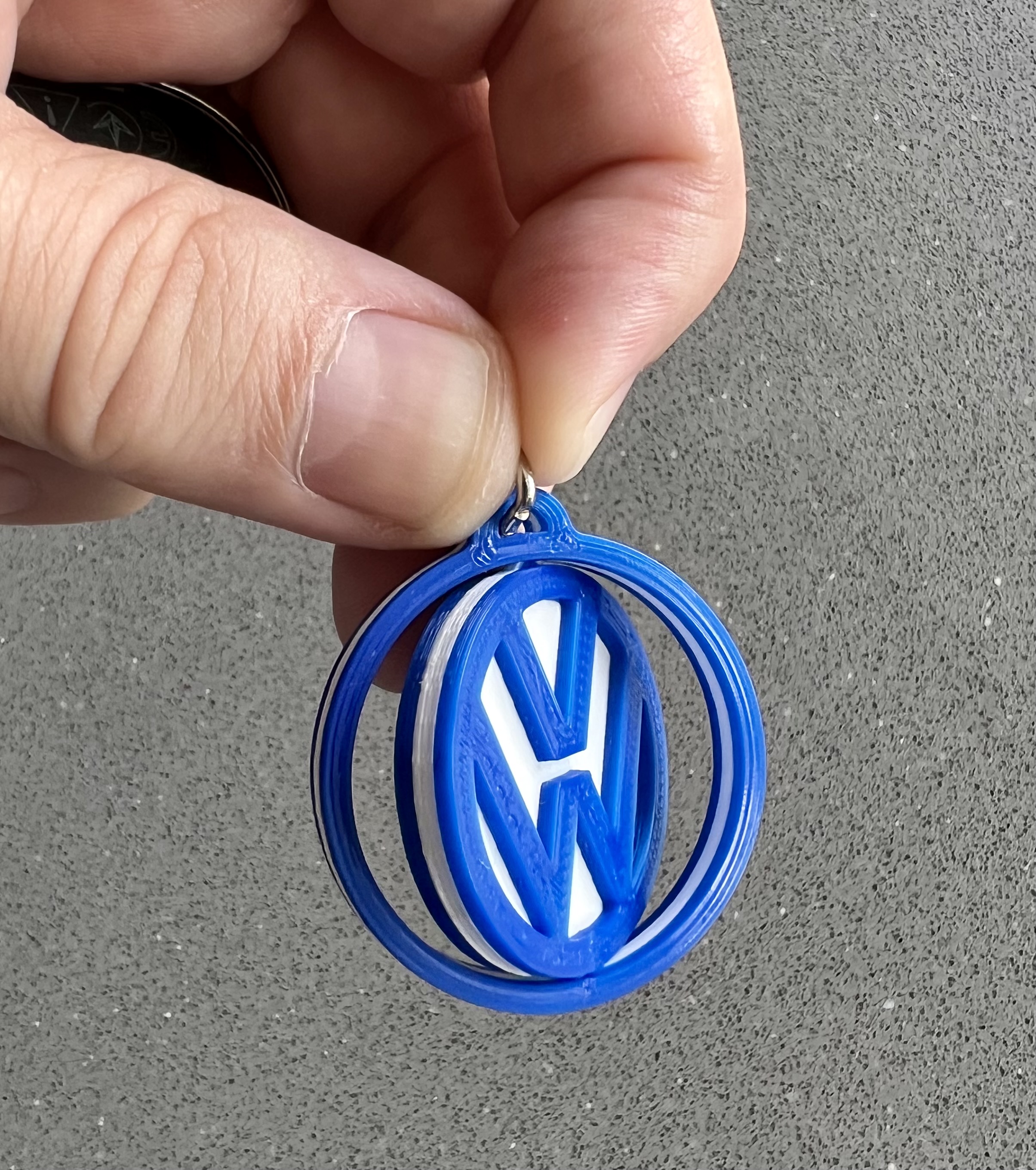Volkswagen Gyro Keychain Multicolor by Luis M. Gallardo D. Download