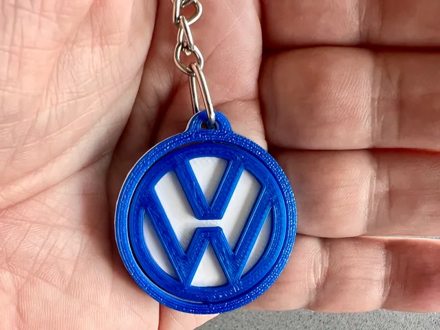 Volkswagen Gyro Keychain Multicolor